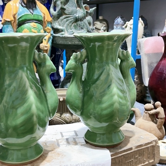 瓦当摆件摆件茶桌茶台陶瓷用****7