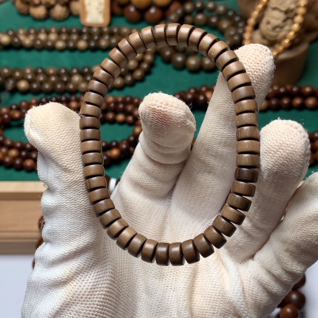 檀香木手串/手链老山檀香4*7阴沉