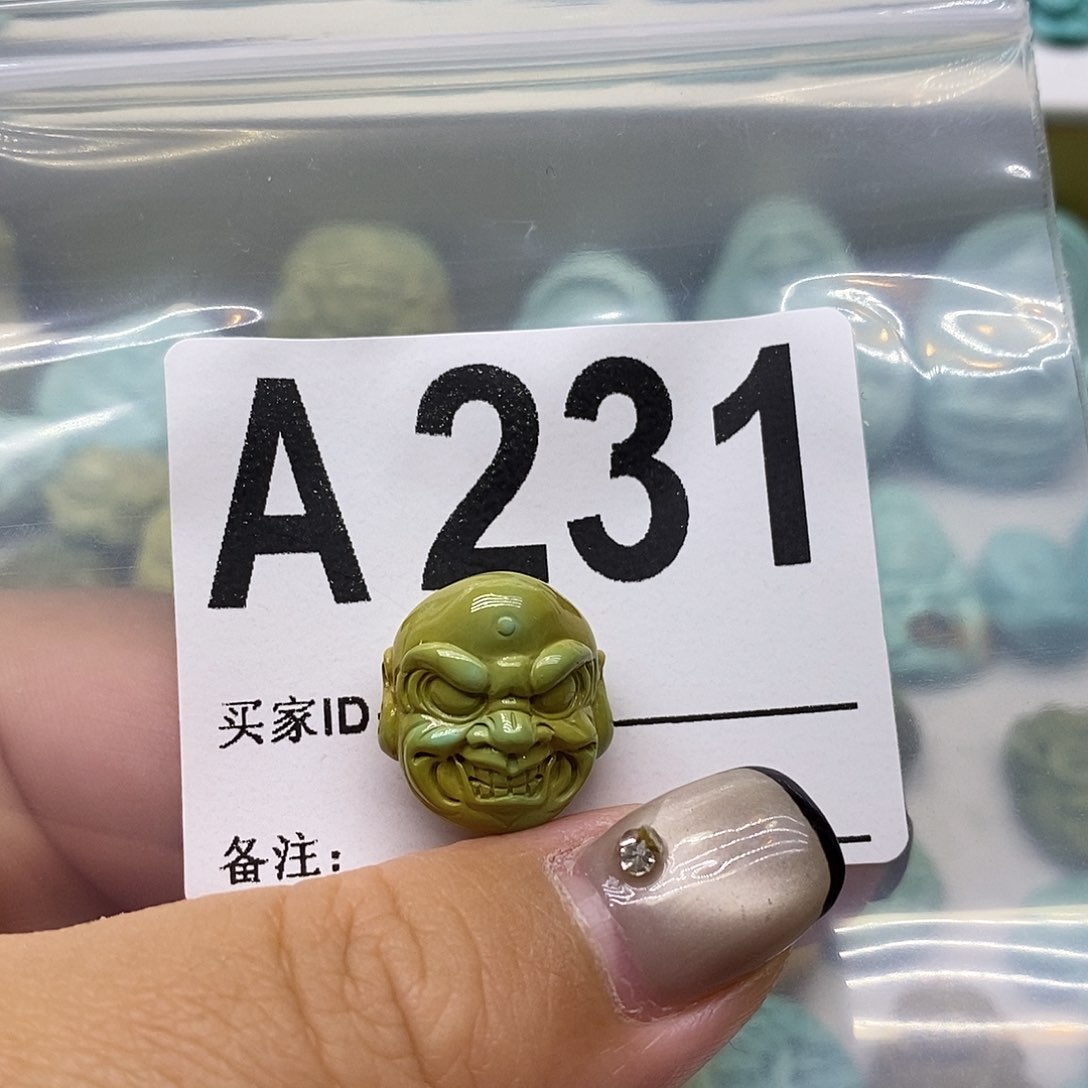 绿松石未镶嵌绿松石配饰定制