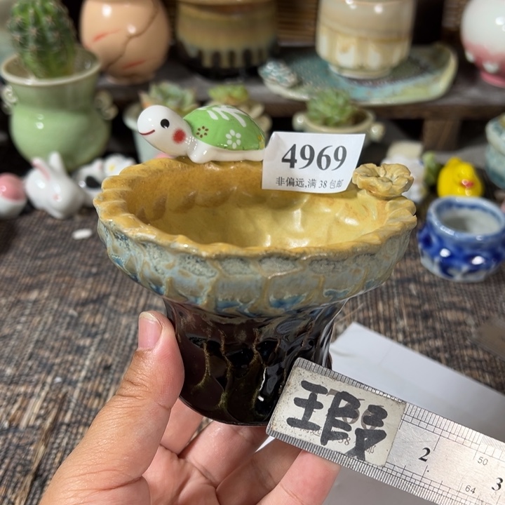 口7 手工花盆满30包邮