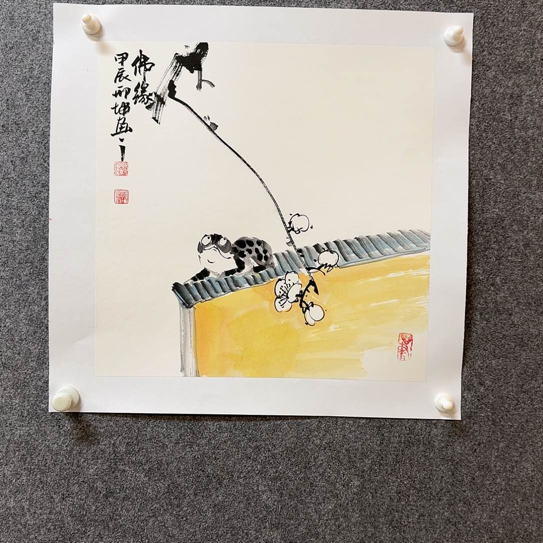 国画邢坤老师手绘作品