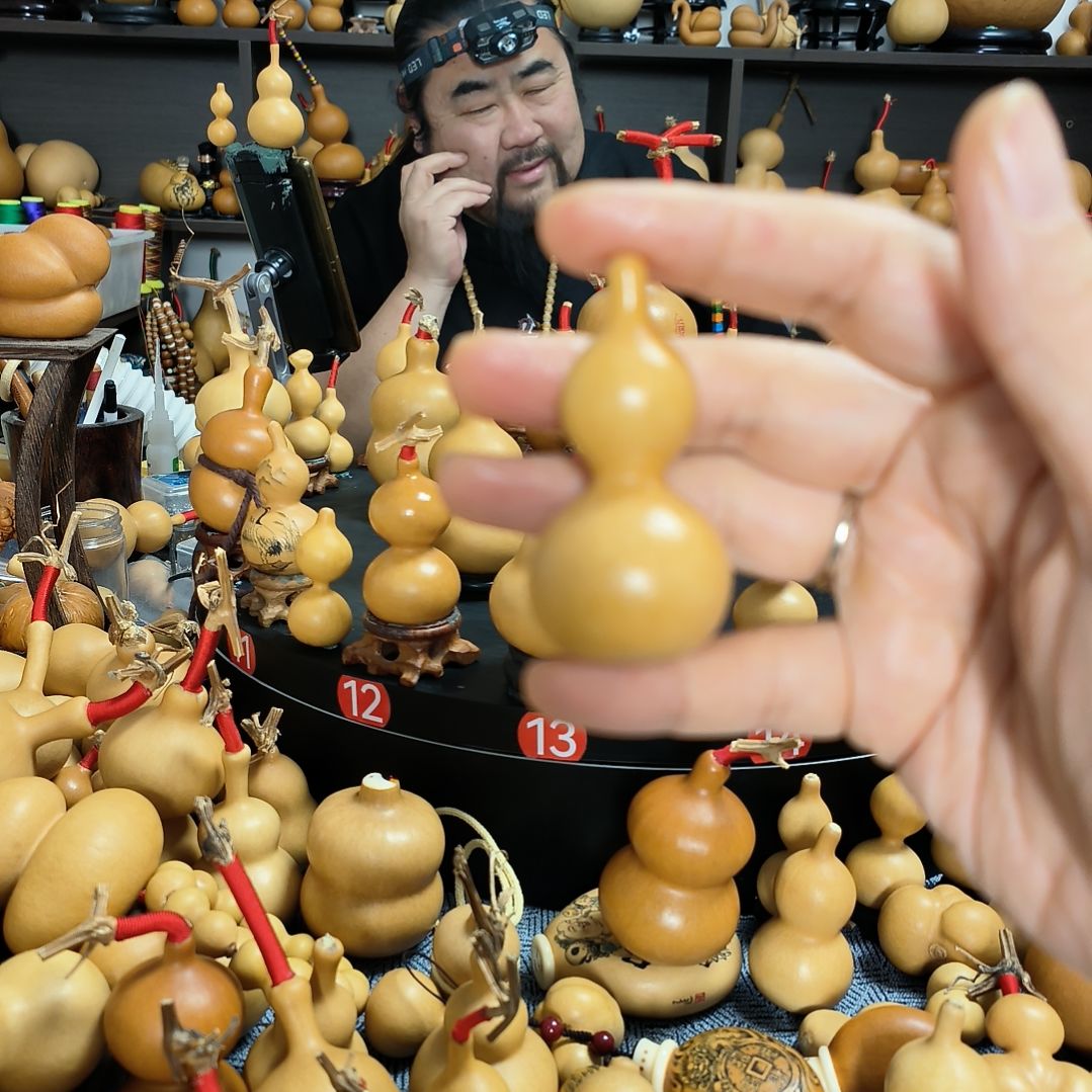 芋***王葫芦福禄双全手把件