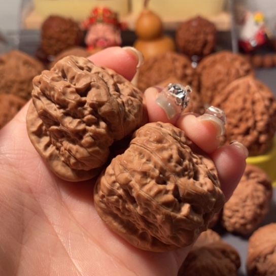 文玩核桃吊坠40蛤蟆头