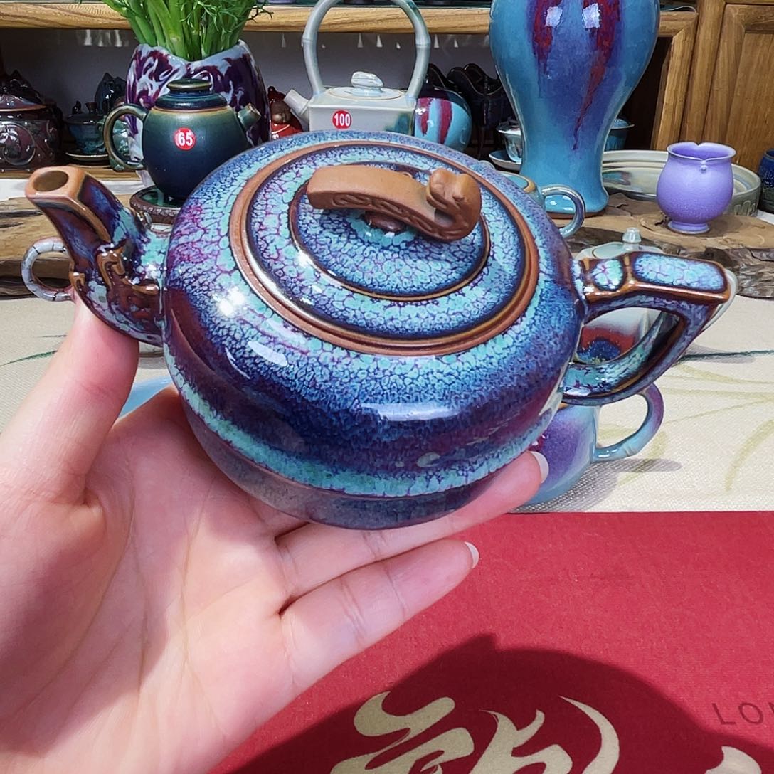 壶禹州钧瓷艺术作品