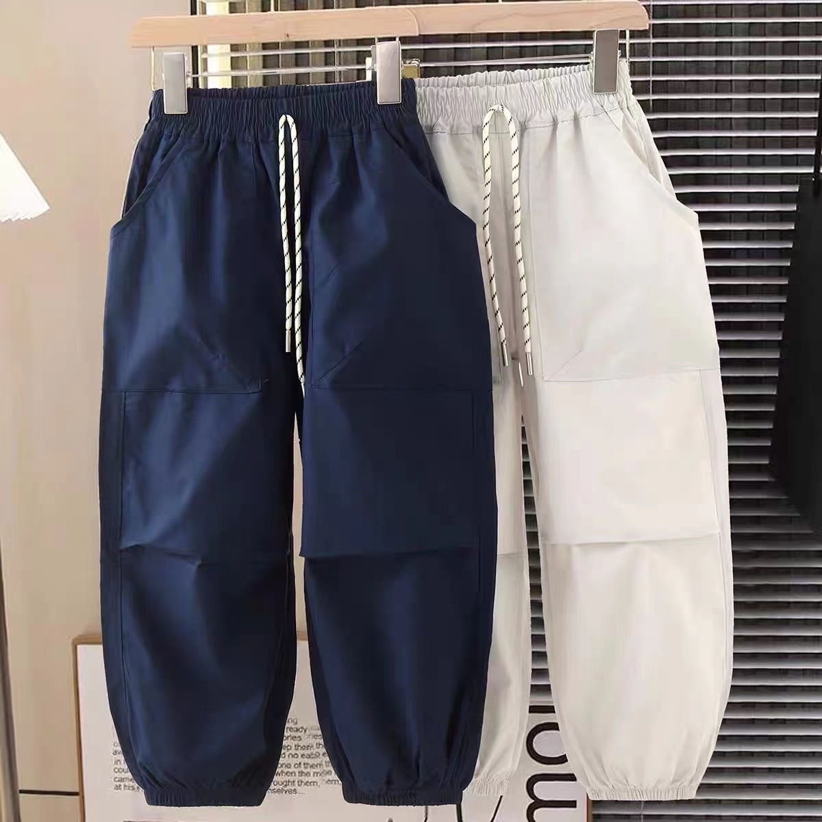 儿童2025夏季薄款时尚宽松休闲裤B2900