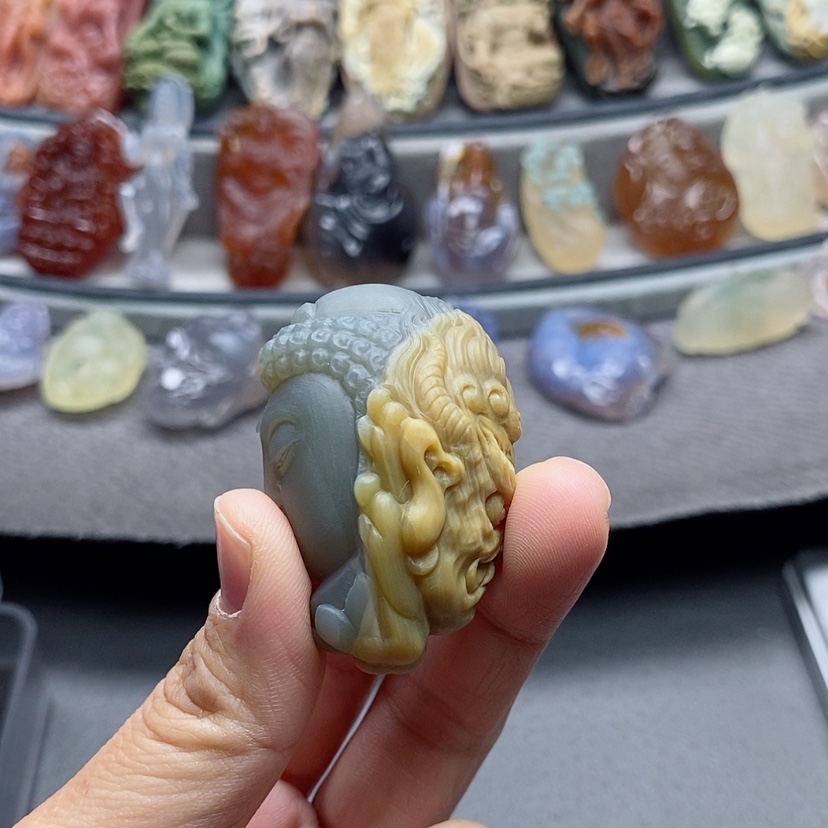 【闪购商品】未镶嵌吊坠定制石英质玉觀**在