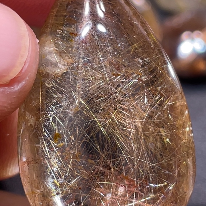 水****发晶颈饰未镶嵌钛晶