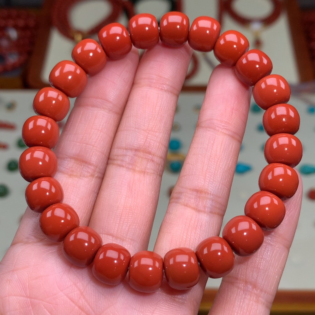 南红玛瑙颈饰未镶嵌