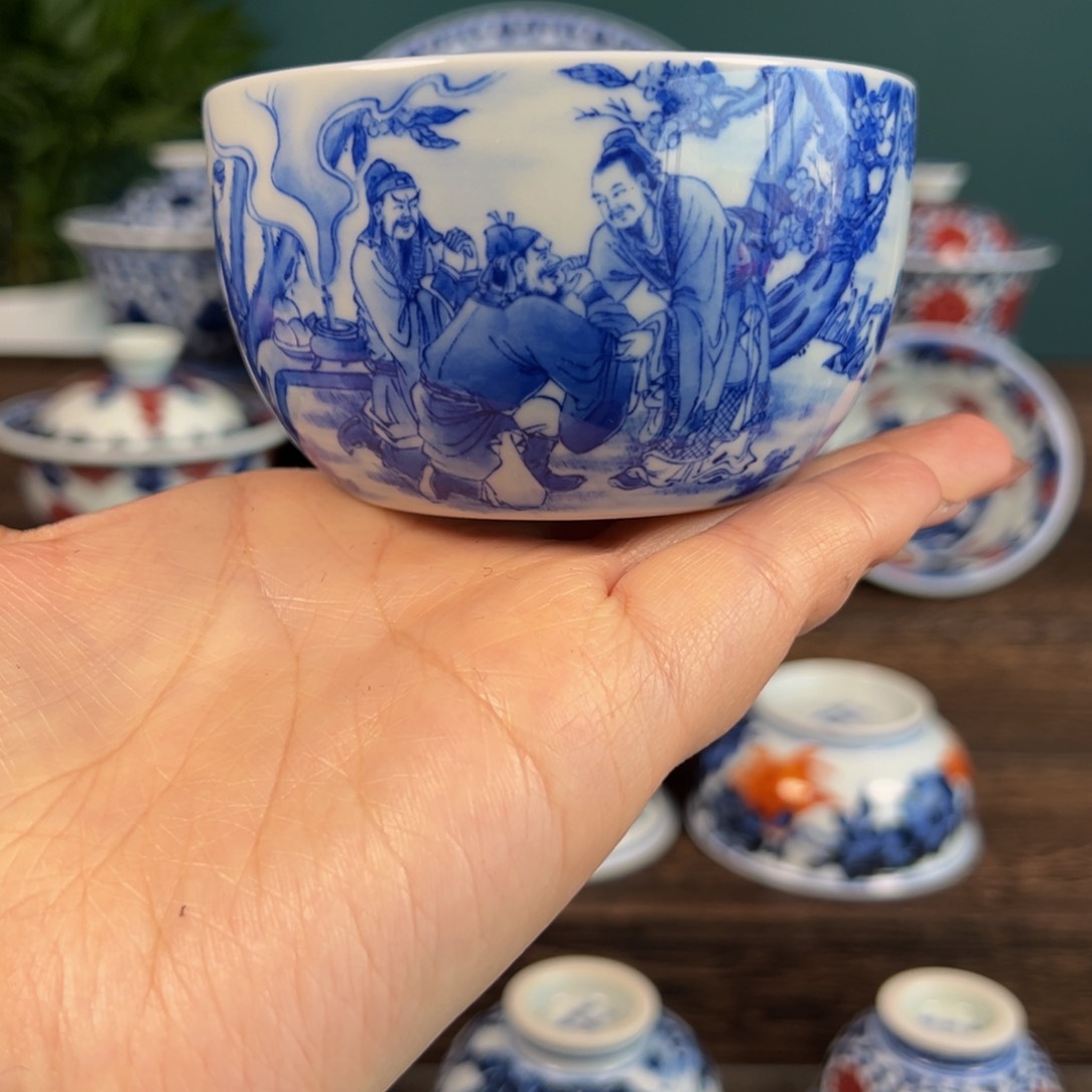 杯子景德镇手工手绘陶瓷