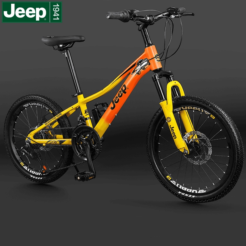 JEEP/吉普（彩虹）山地车儿童自行车变速铝合金减震山地儿童自行
