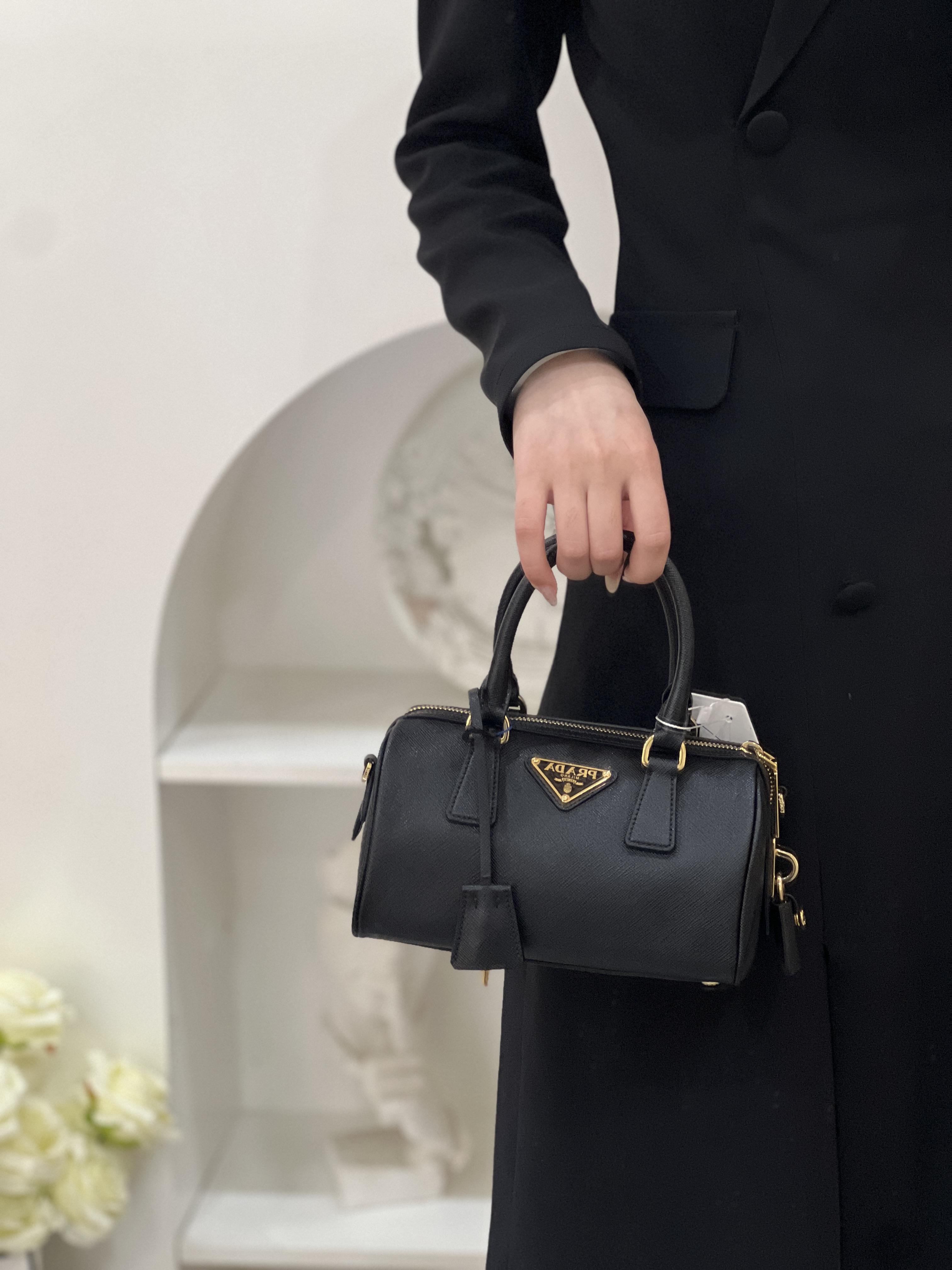 99新 Prada/普拉达 prada三合一波士顿黑金包/甄选