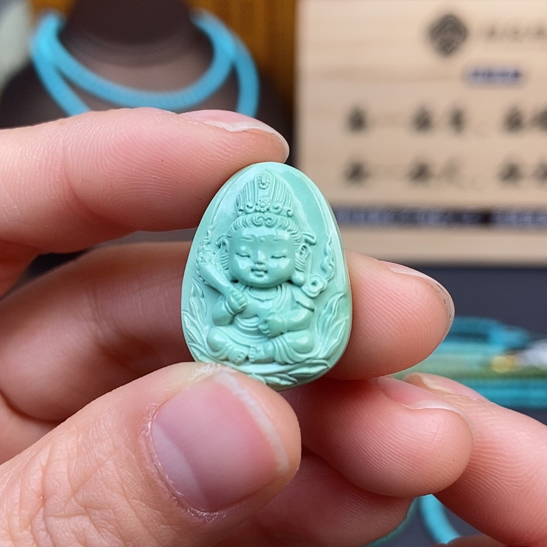 绿松石配饰未镶嵌