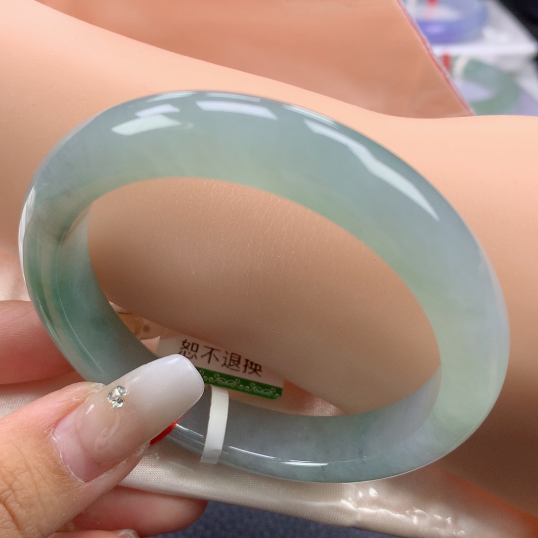 翡翠手镯未镶嵌58.5正