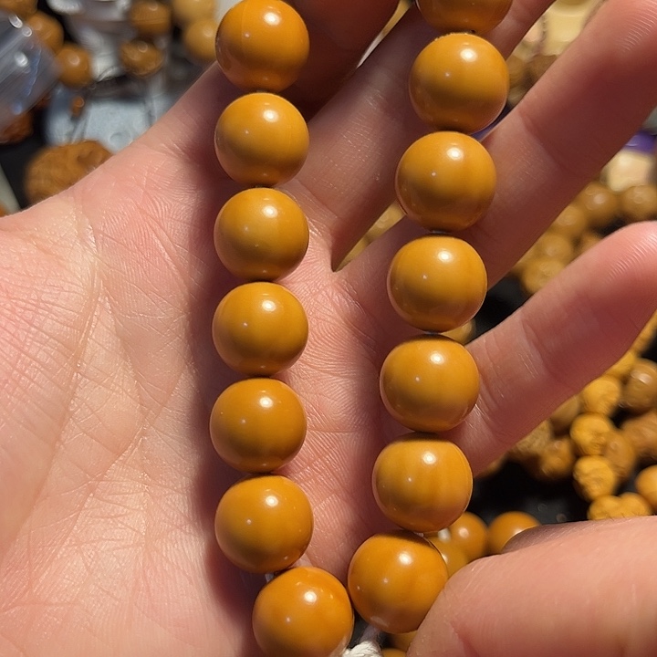 橄榄核手串/手链猴头1.4正圆