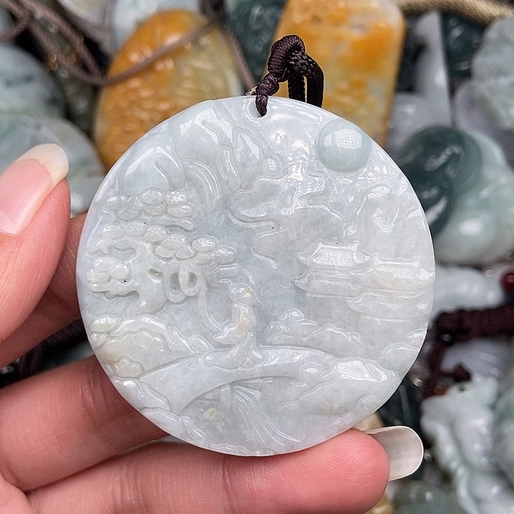 颈饰未镶嵌翡翠翡翠