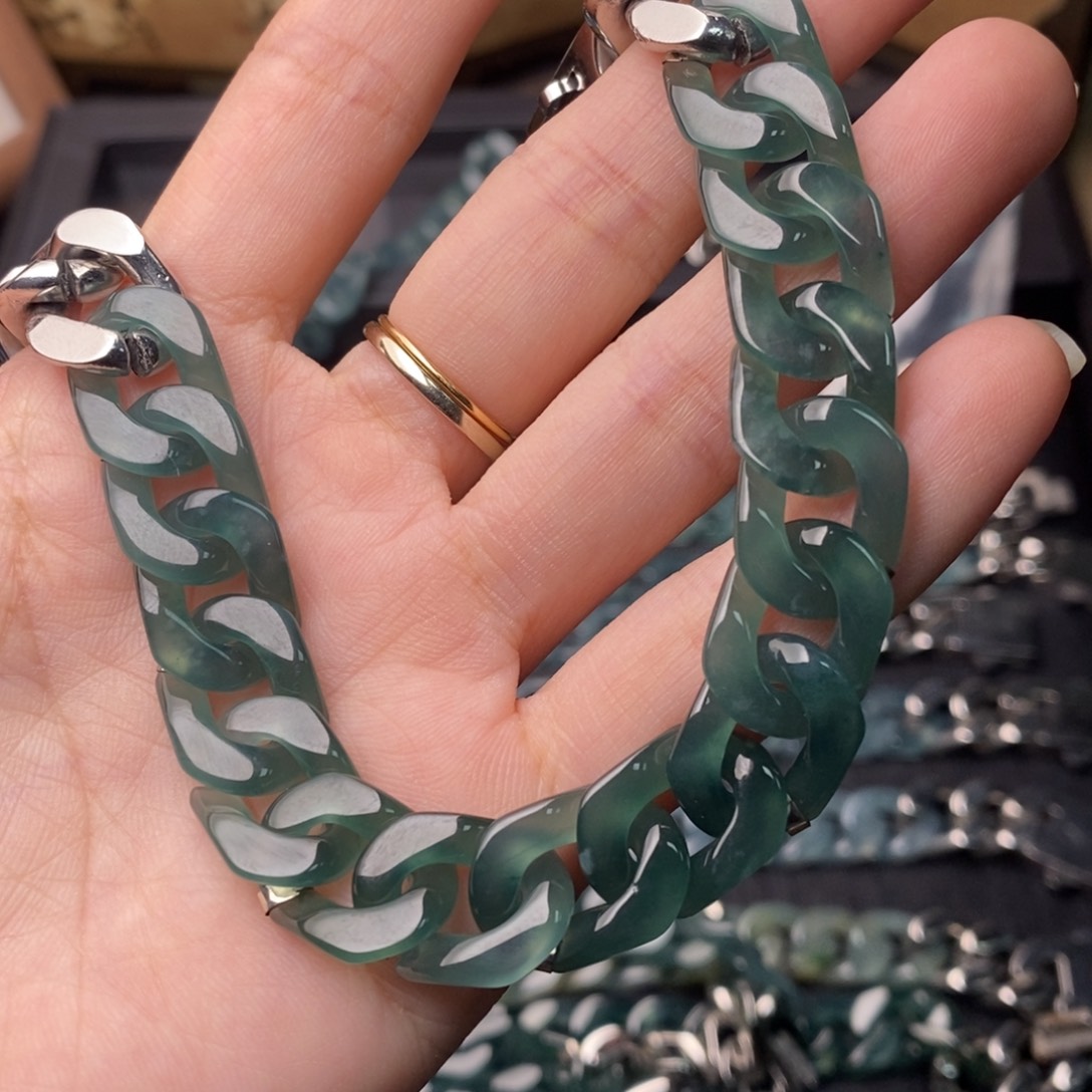 彬***歌翡翠未镶嵌手链手链10002