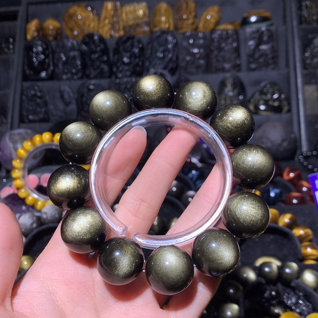 黑曜岩手链未镶嵌?****?