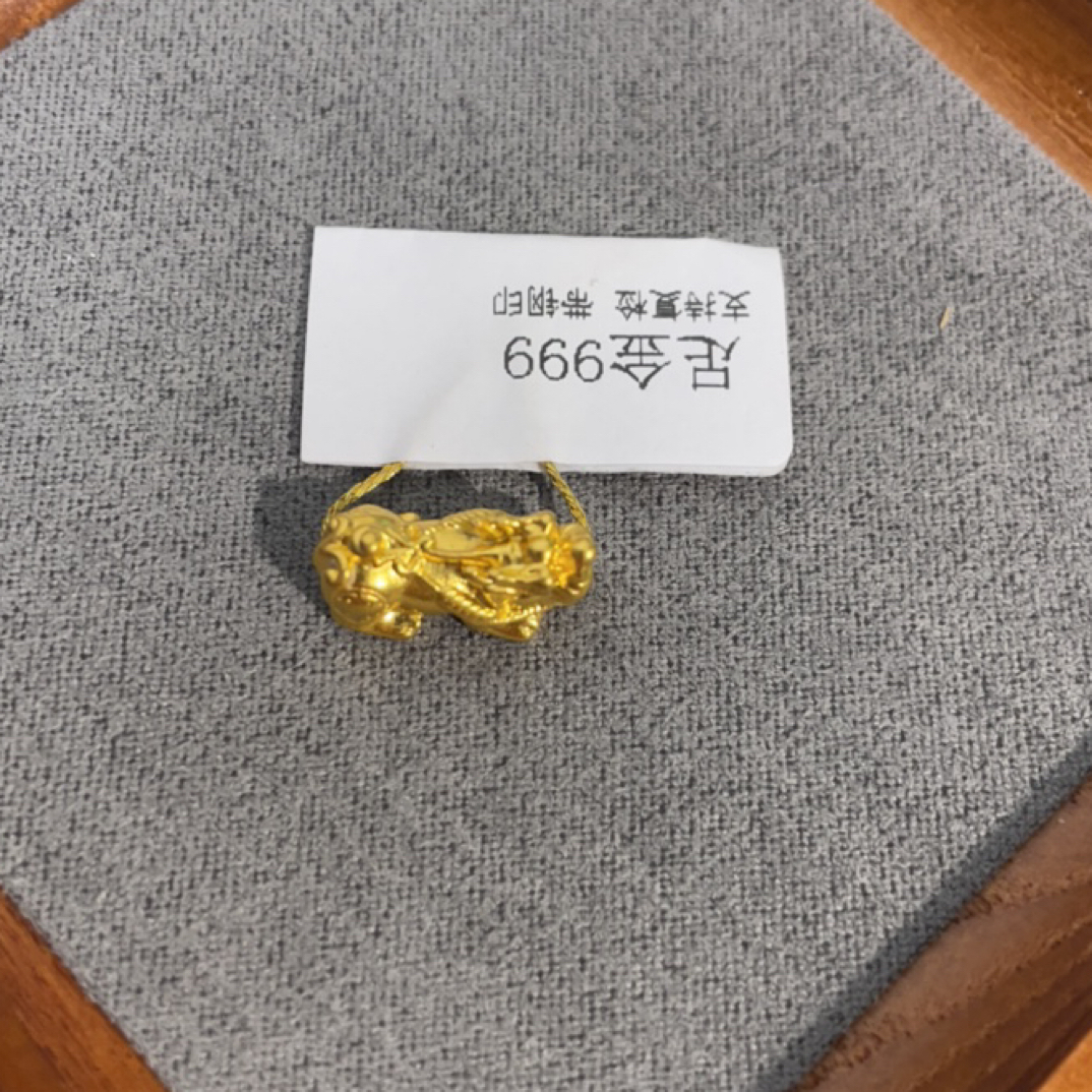 R0103小貔貅足金999 转运珠