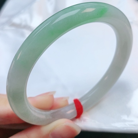 未镶嵌手镯翡翠55圆条881258