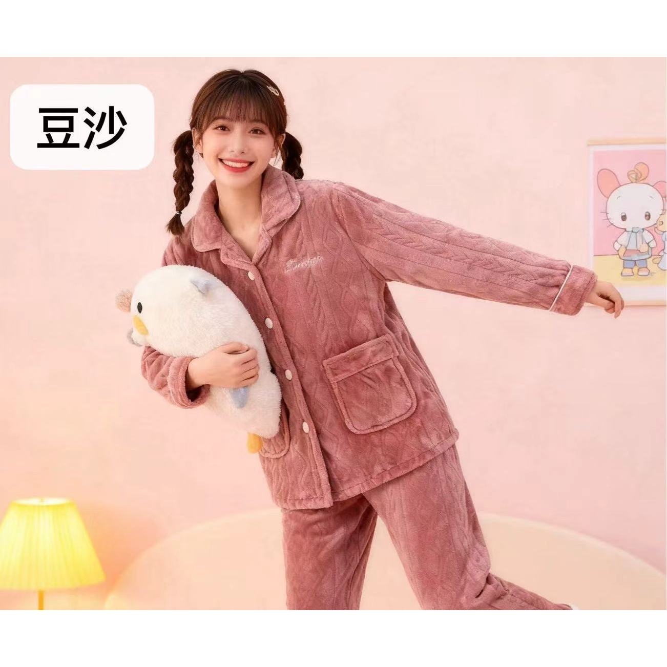 1016款-女士家居服舒适百搭大码ww