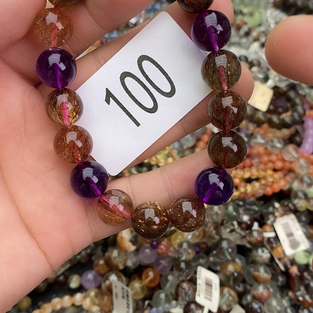 水晶未镶嵌手链手链