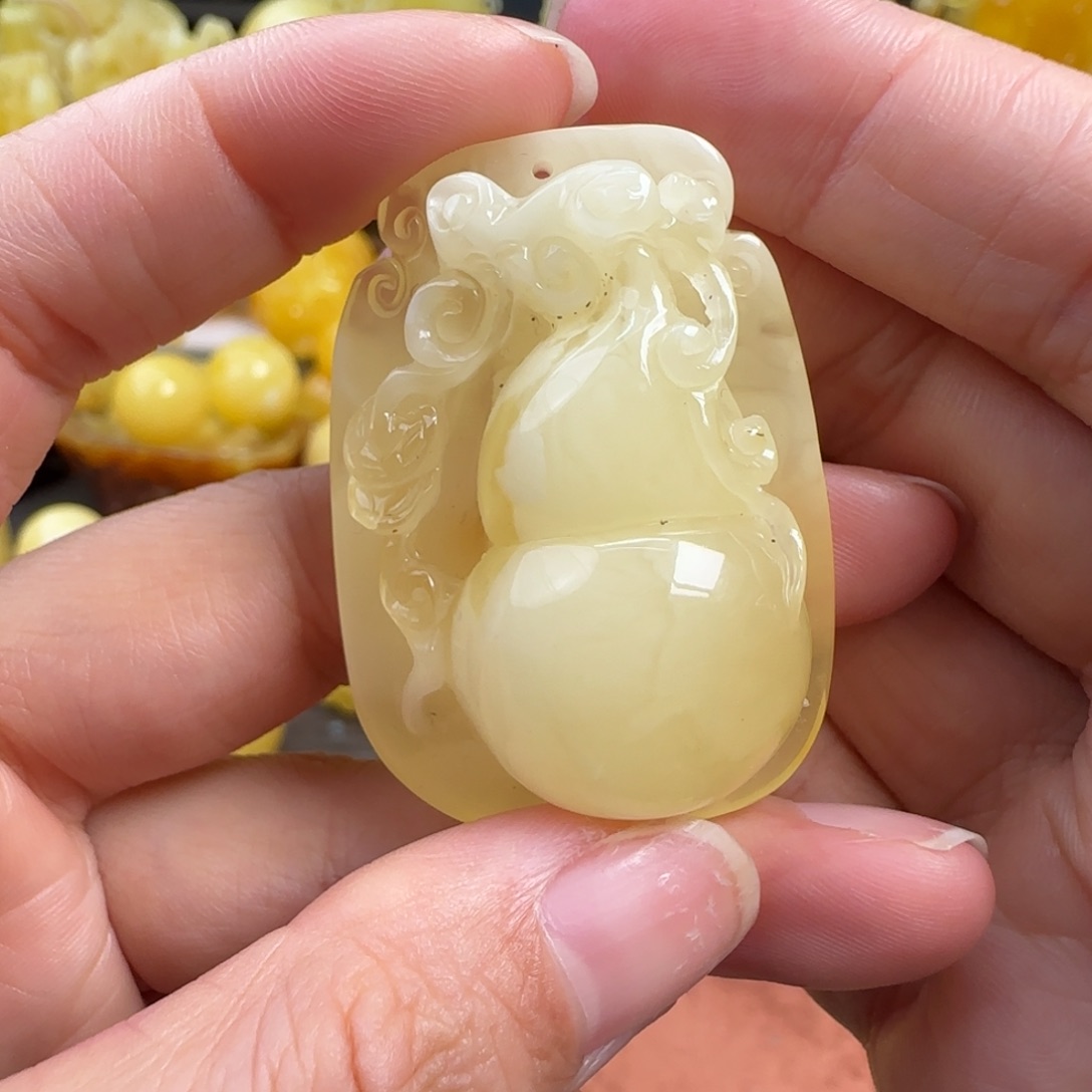 蜜蜡未镶嵌珠宝奇石微瑕