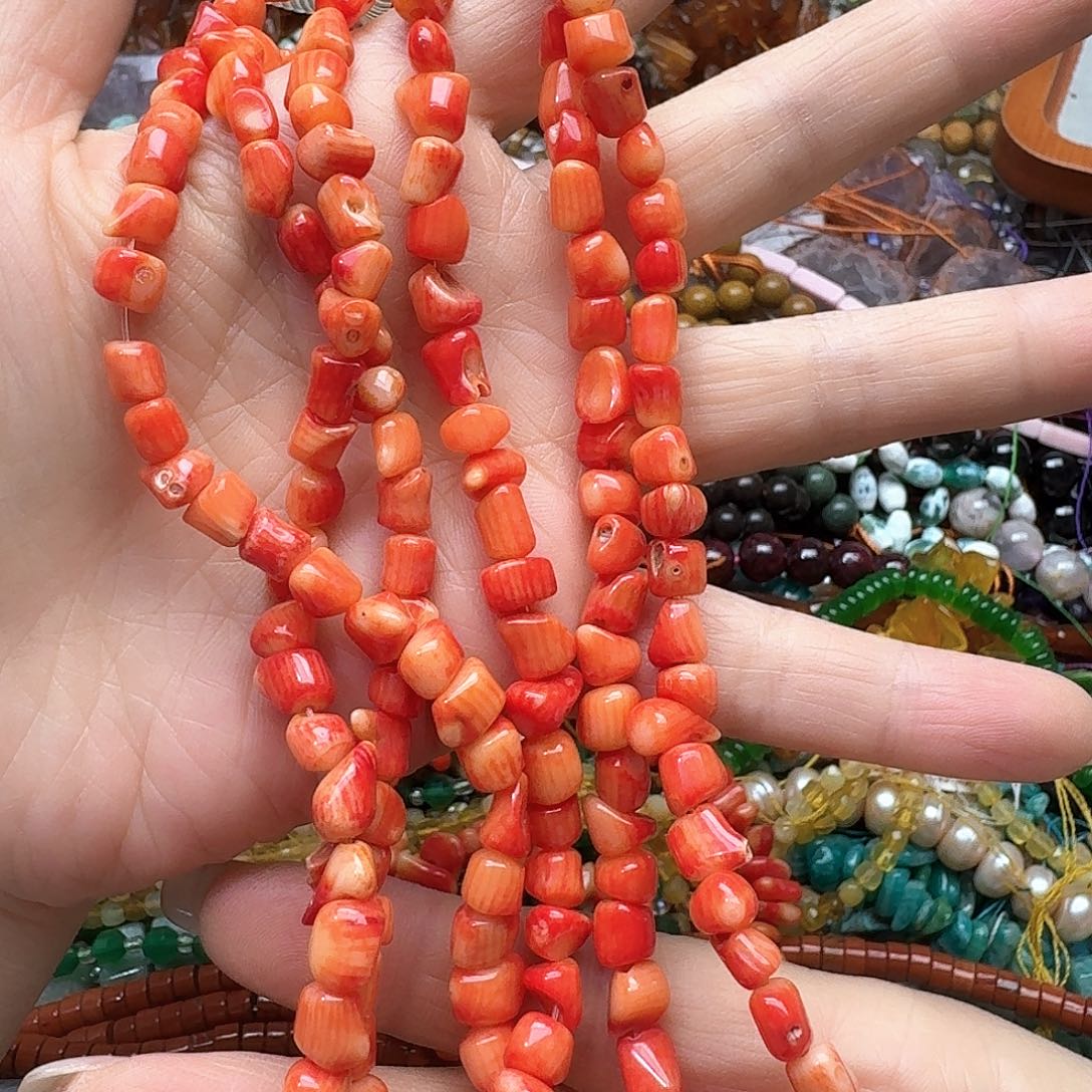 玛瑙/玉髓合金珠宝半成品一条6m三姑娘随行