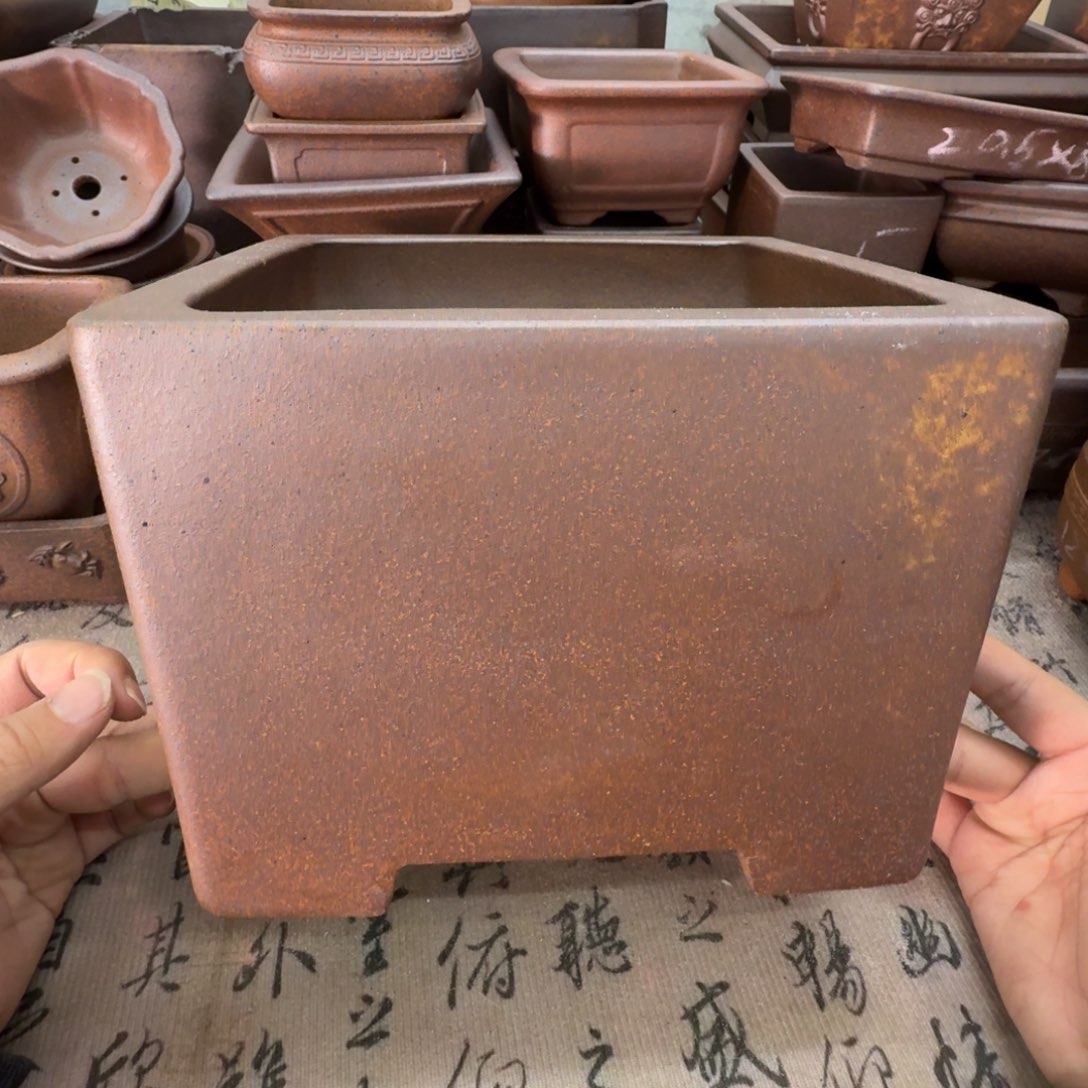 紫砂花盆77号宜兴紫砂正品20x14.5