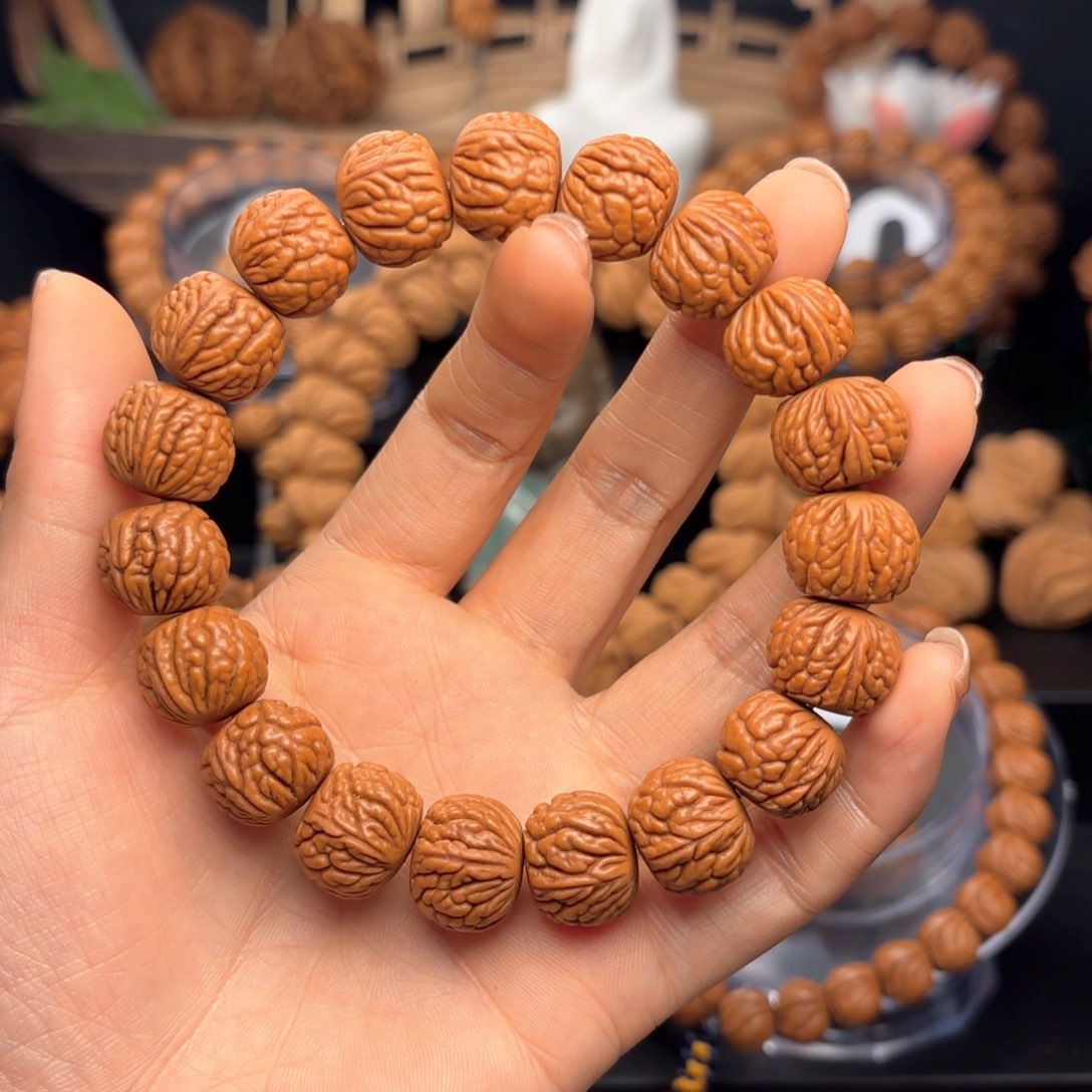 桃核吊坠野生荔枝纹1.5尺寸