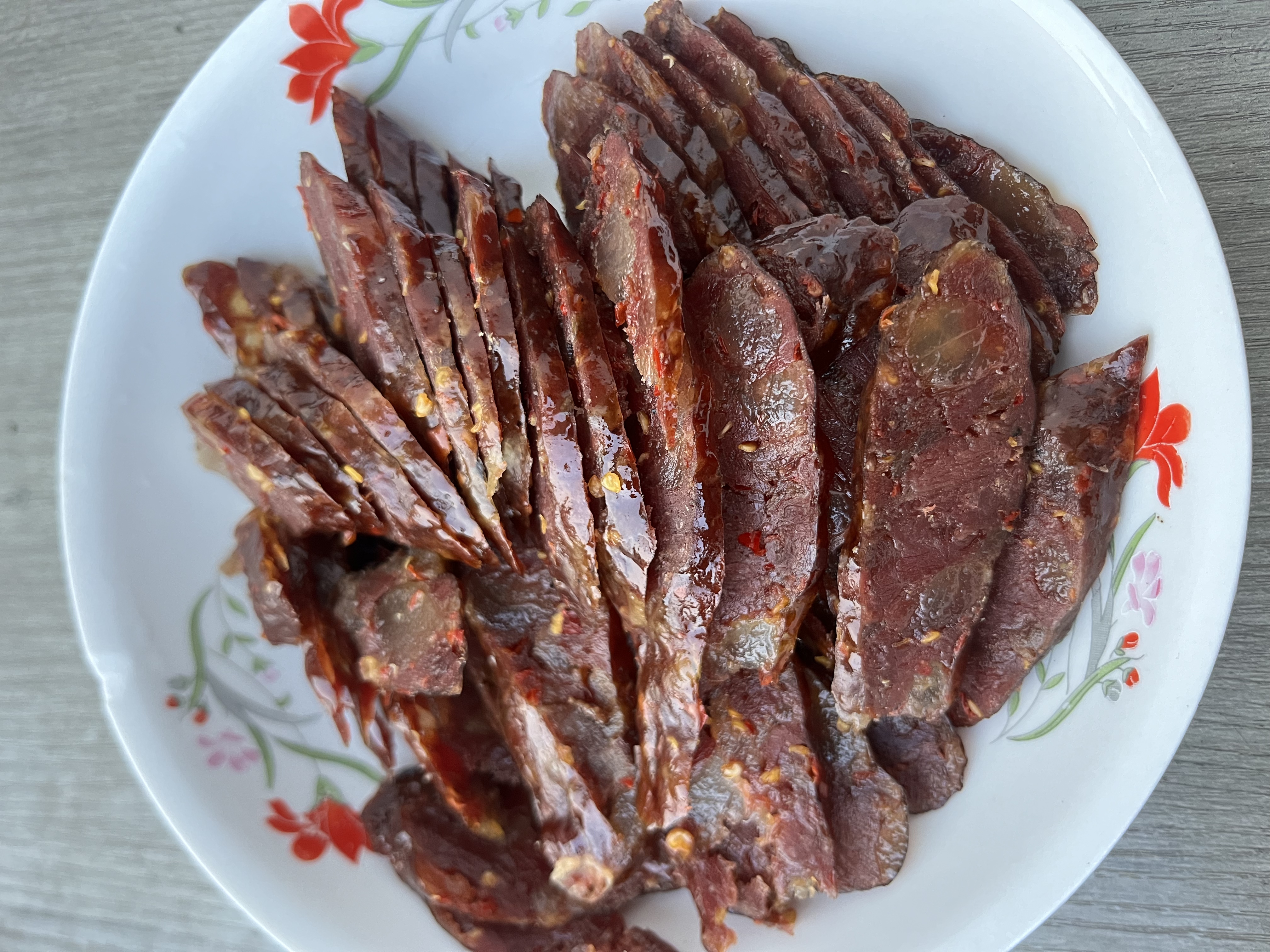 四川自家过年猪.烟熏香肠.