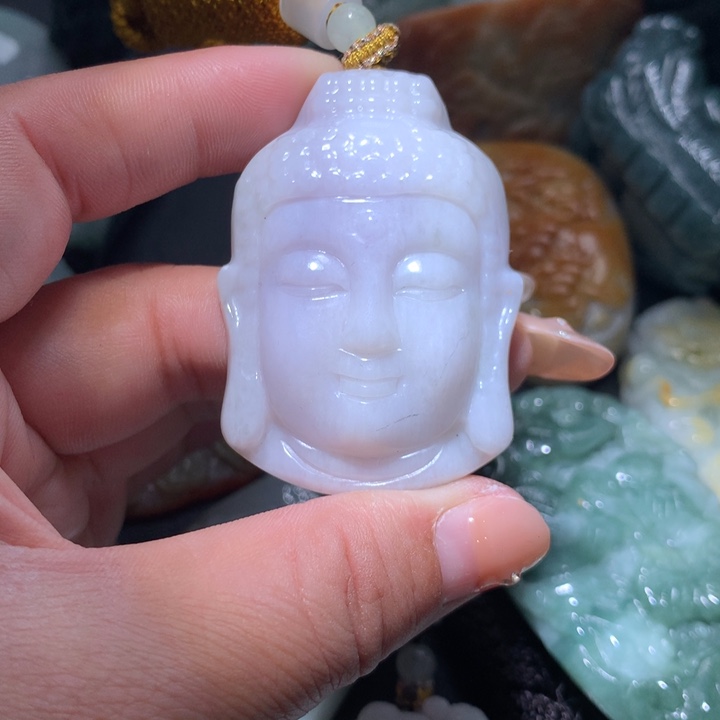 翡翠未镶嵌颈饰保真天然A货翡翠