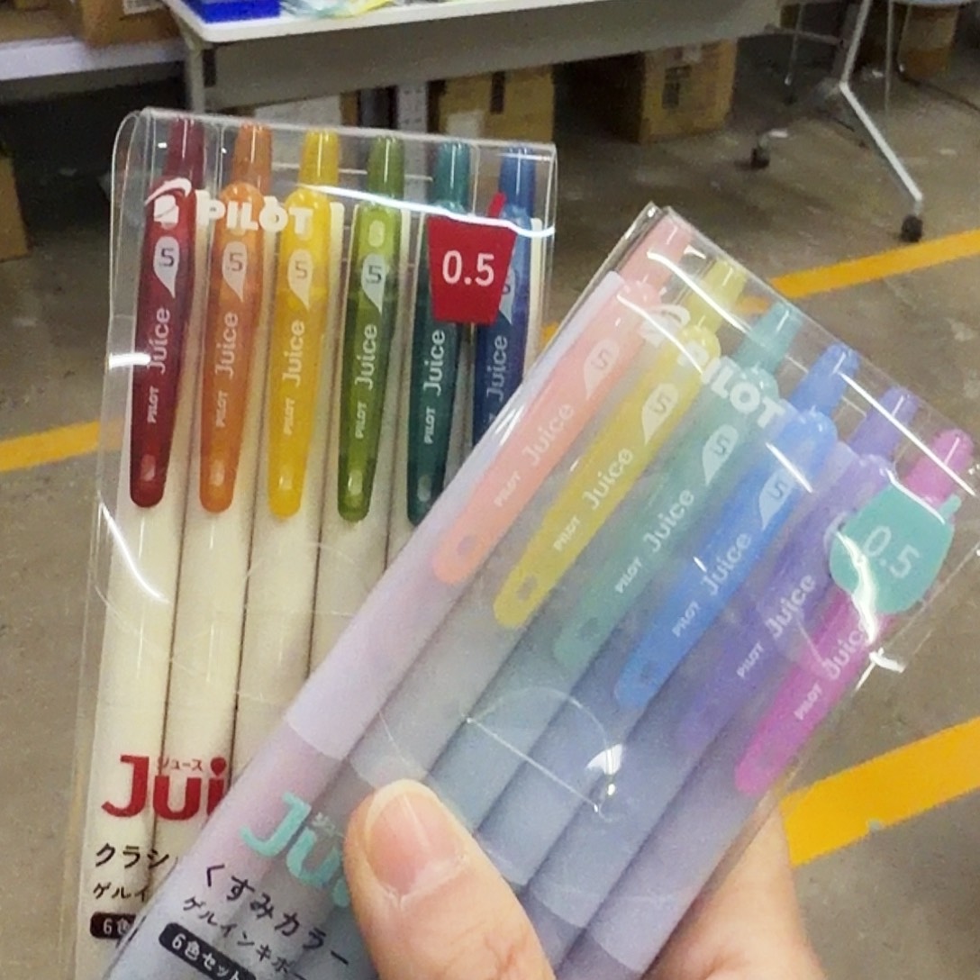 百樂彩色果汁筆12支0.5mm