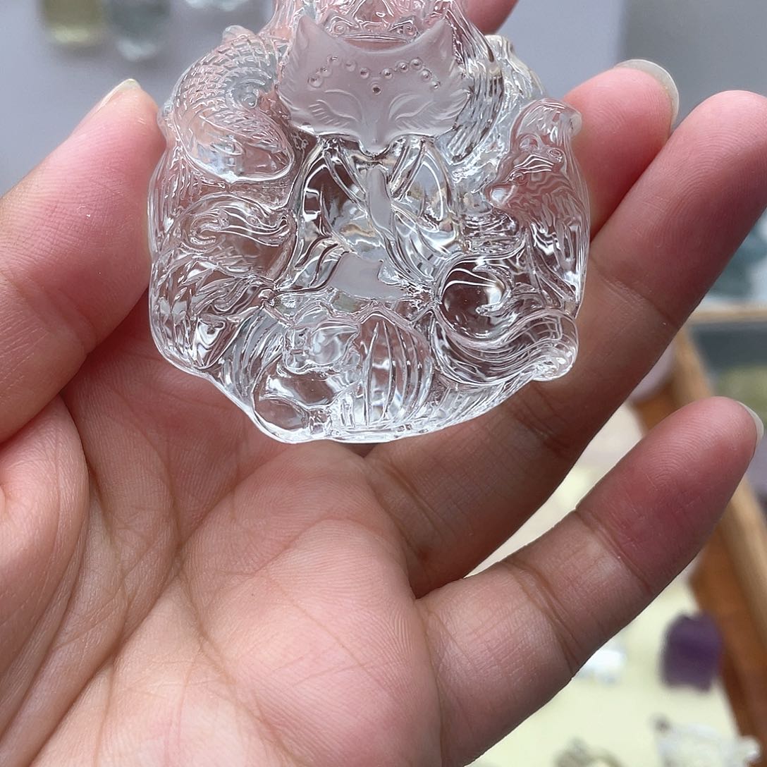 m***o合金颈饰水晶白五仙水晶