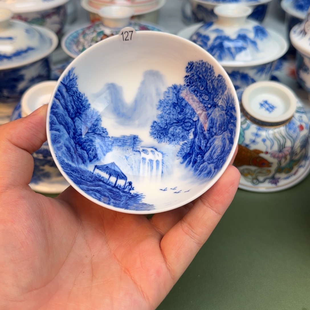 彦祖纯手工手绘茶具127