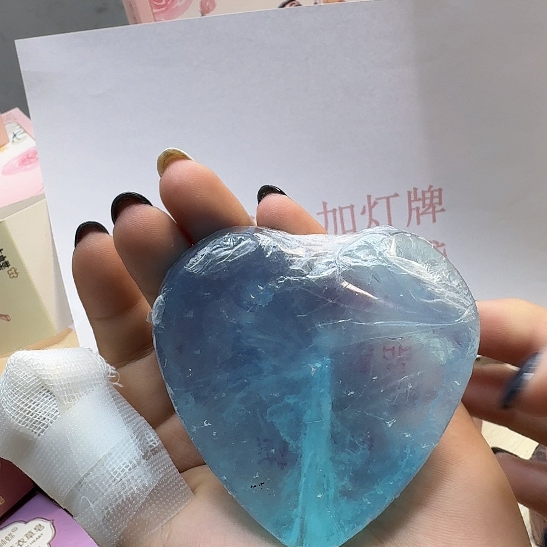 心型精油手工皂随机一个