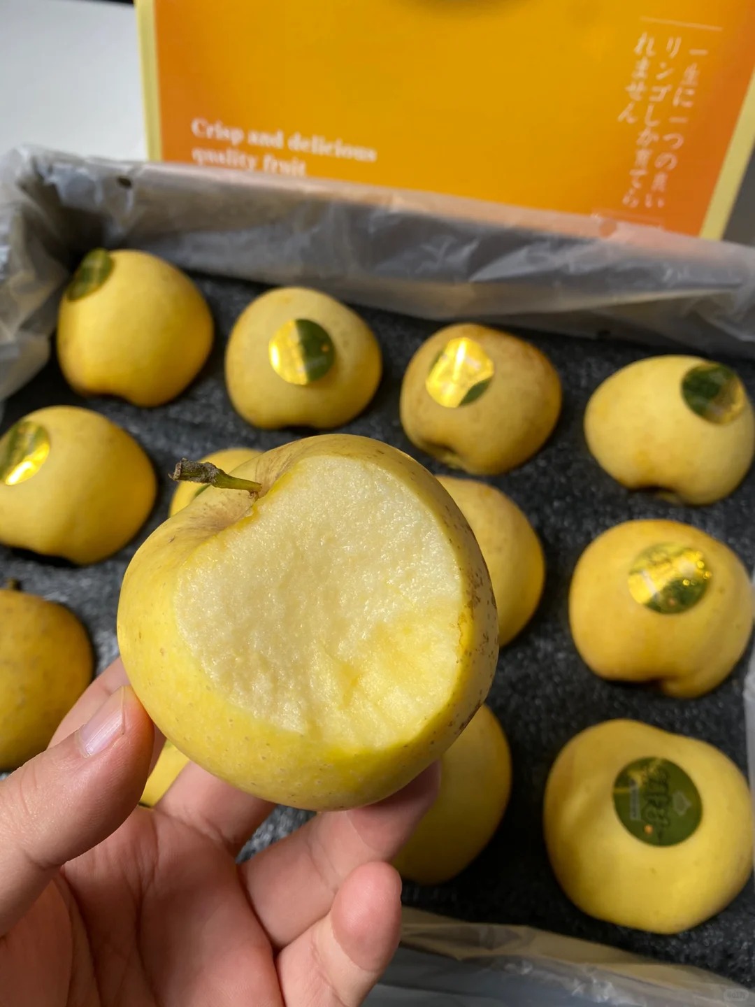 【礼盒包装】黄胖子 黄金维纳斯苹果8-9个 雀斑苹果