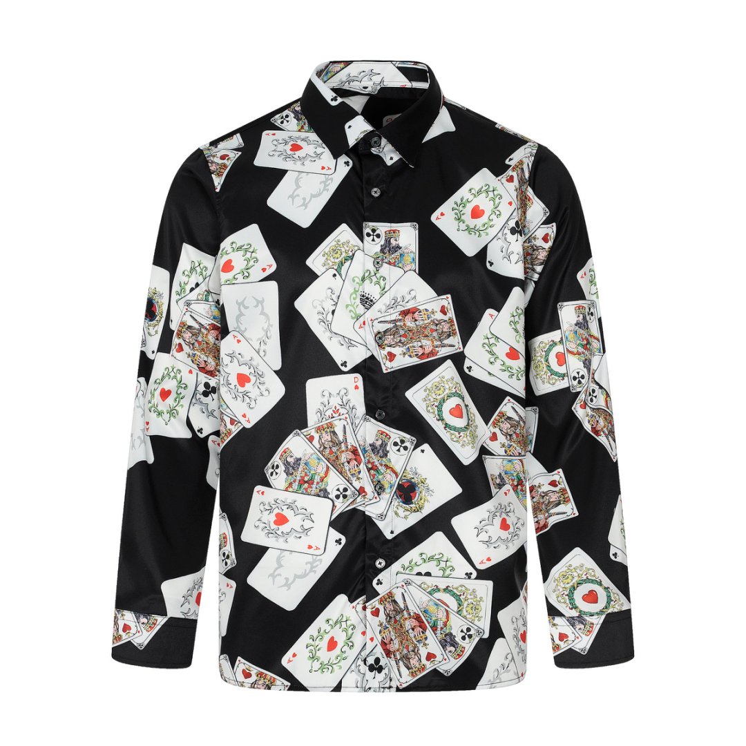 拼色开衫长袖时尚休闲百搭衬衣250