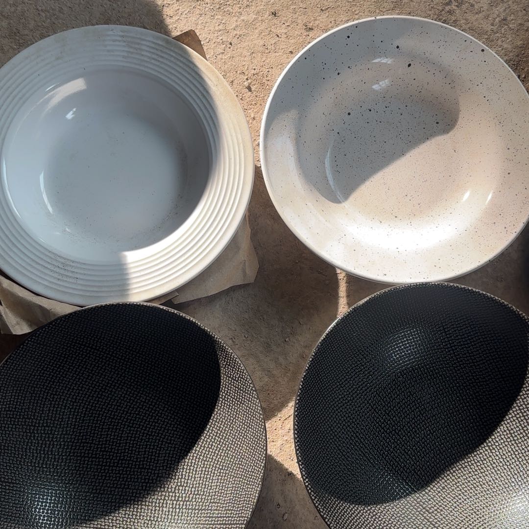 枕***,直播特惠八寸深盘四支装微瑕