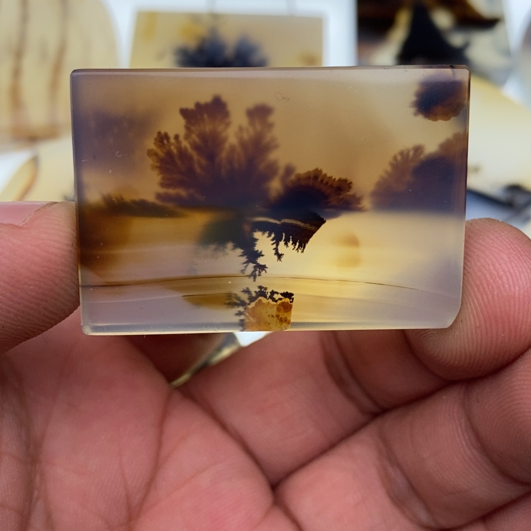 玛瑙/玉髓牌子足银镀金镶嵌