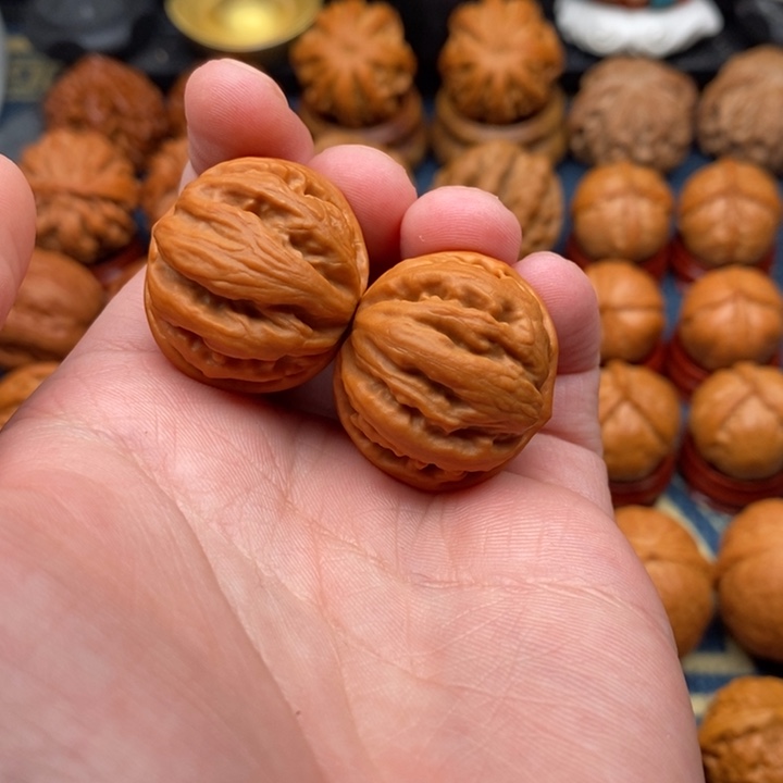 把件文玩核桃梓*吖精品小手捻