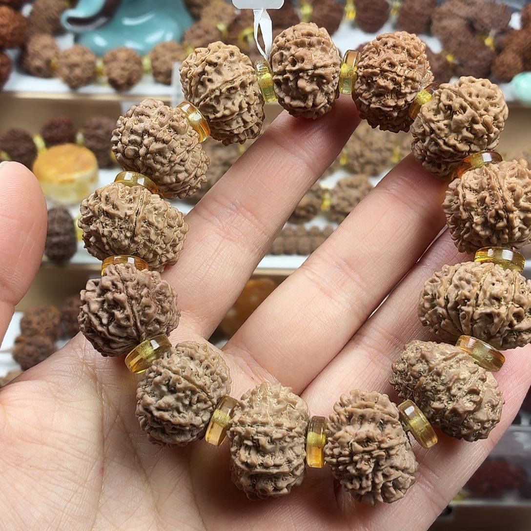 金刚菩提手串收藏版稀有精品11瓣铁籽元宝