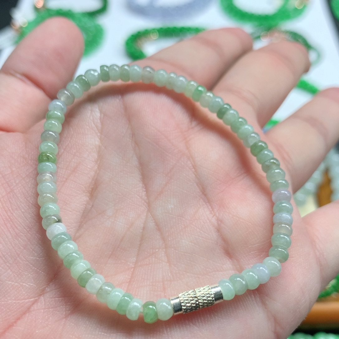 未镶嵌手链翡翠翡翠