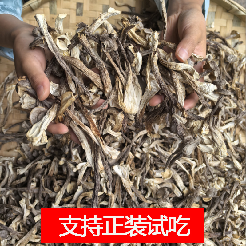 高山鹿茸菇干货鹿茸菌500g脆脆菇新鲜土特产煲汤食材香菇