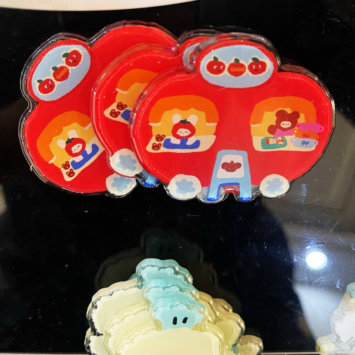 【普片对碰】（毛绒动物6cm） 现拍现拆手工diy胸针 钥匙扣磁贴冰箱贴