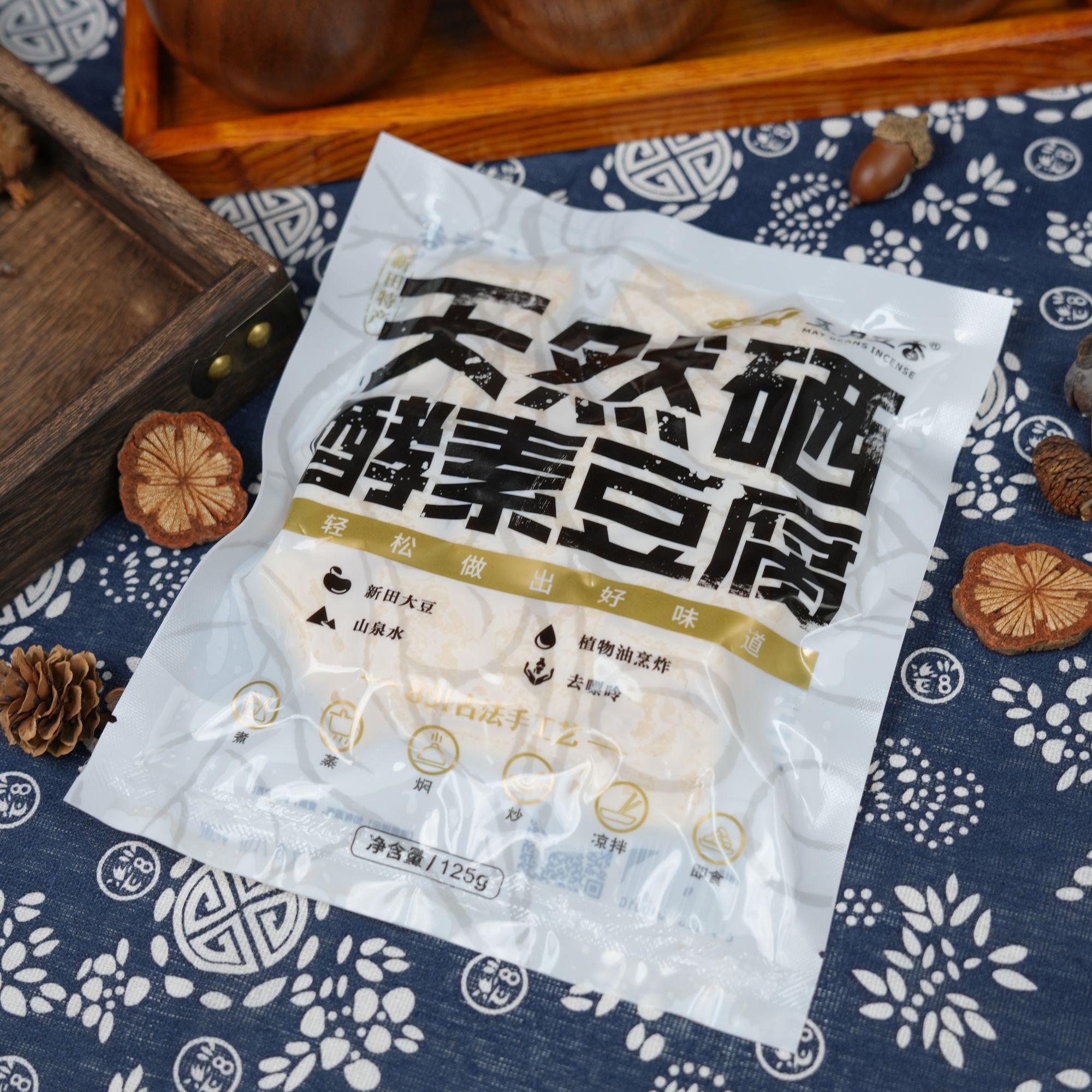 南有新田天然硒酵素豆腐 口感 Q弹 有嚼劲 真空包装