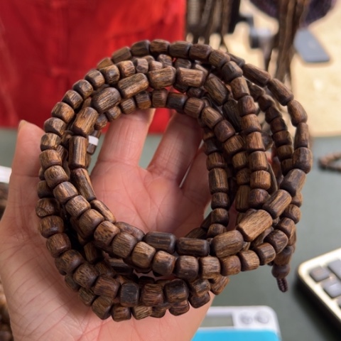 沉香手串乌身21克卡0.6多样性发1条