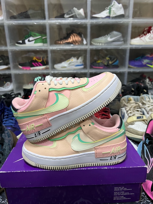 38码/af1白粉休闲鞋/二手正品9新