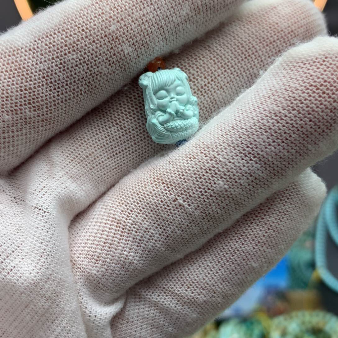 绿松石挂件未镶嵌