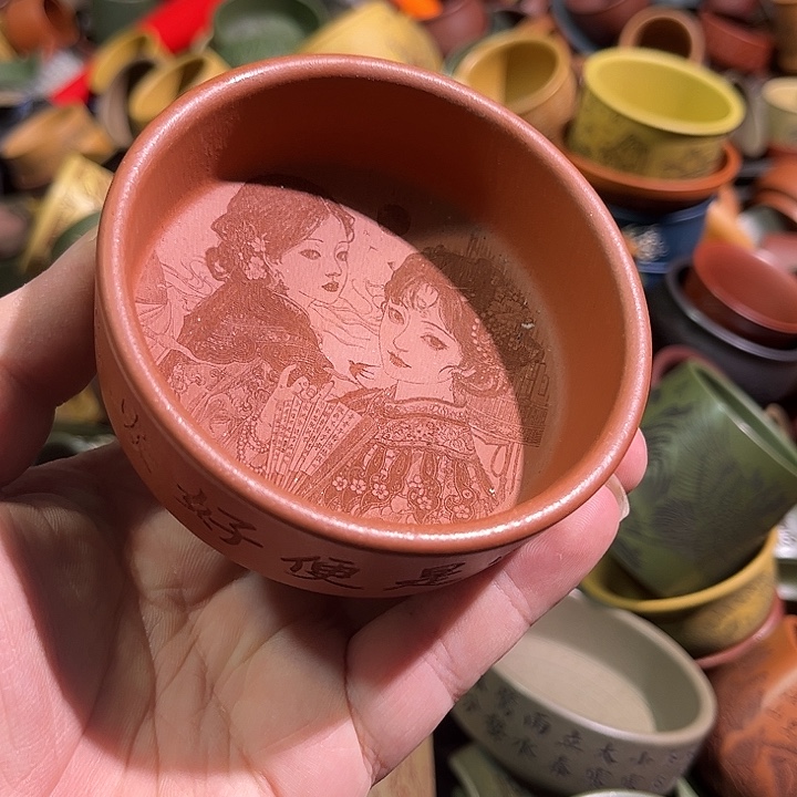 紫砂茶杯全手工紫砂主人杯