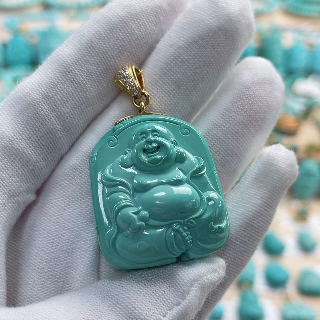 绿松石珠宝奇石未镶嵌